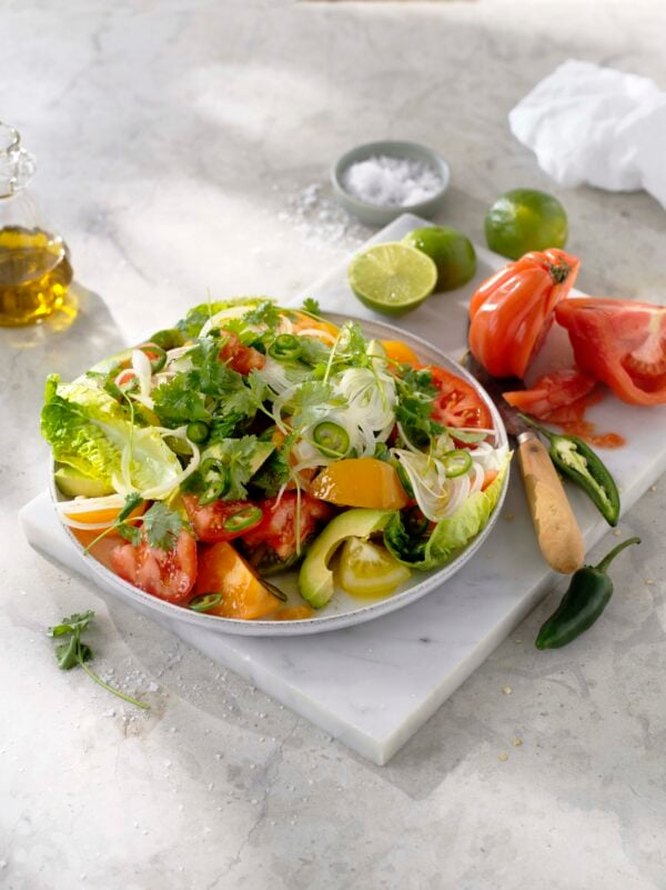 Avokadosallad med koriander