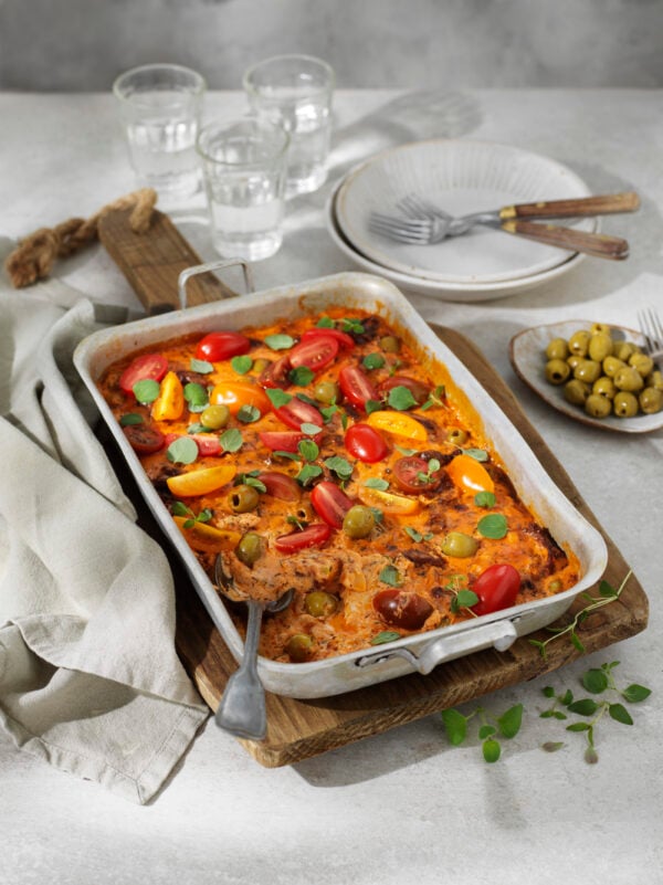 Krämig kycklinggratäng med italienska smaker