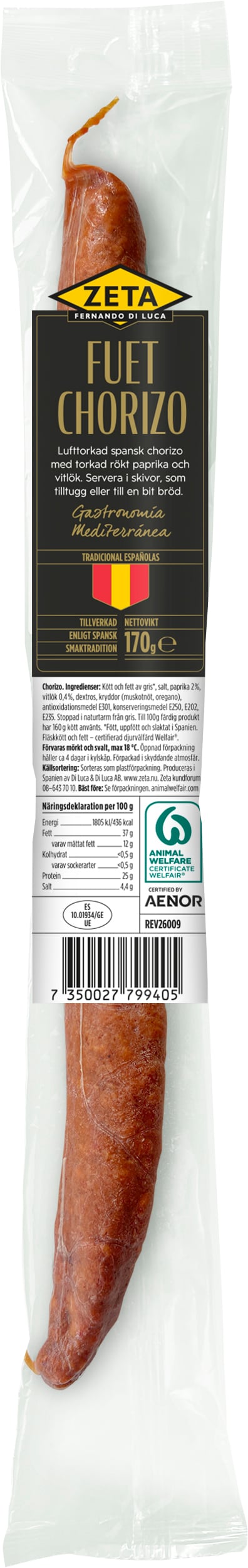 Fuet Chorizo