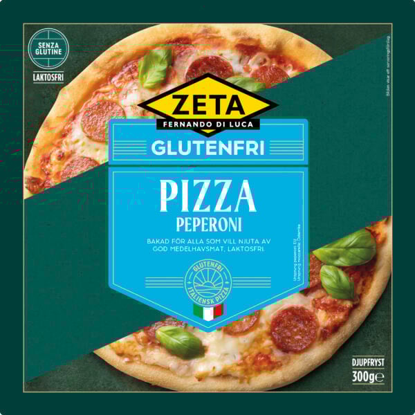 Pizza Peperoni Glutenfri Fryst
