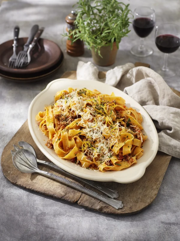 Pappardelle med lammragu