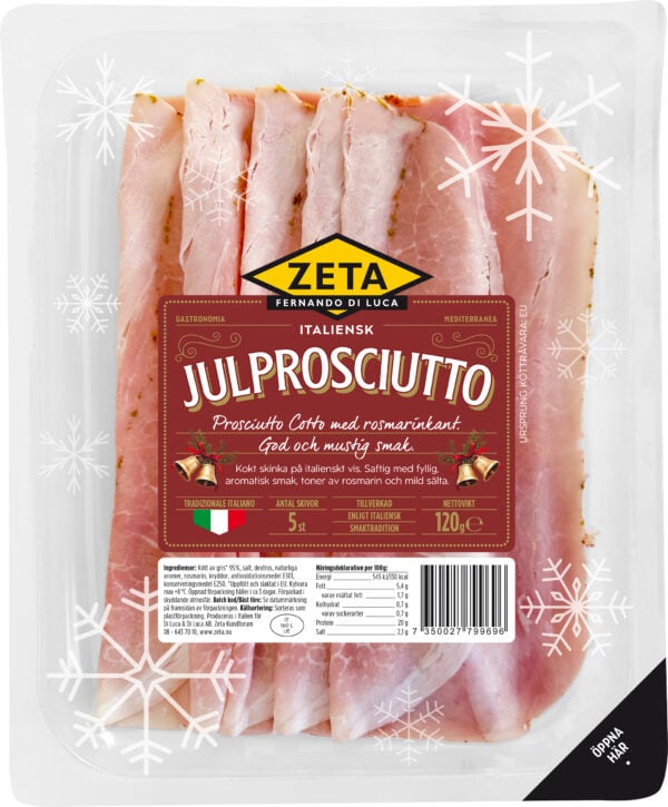 Zeta Italiensk Julprosciutto