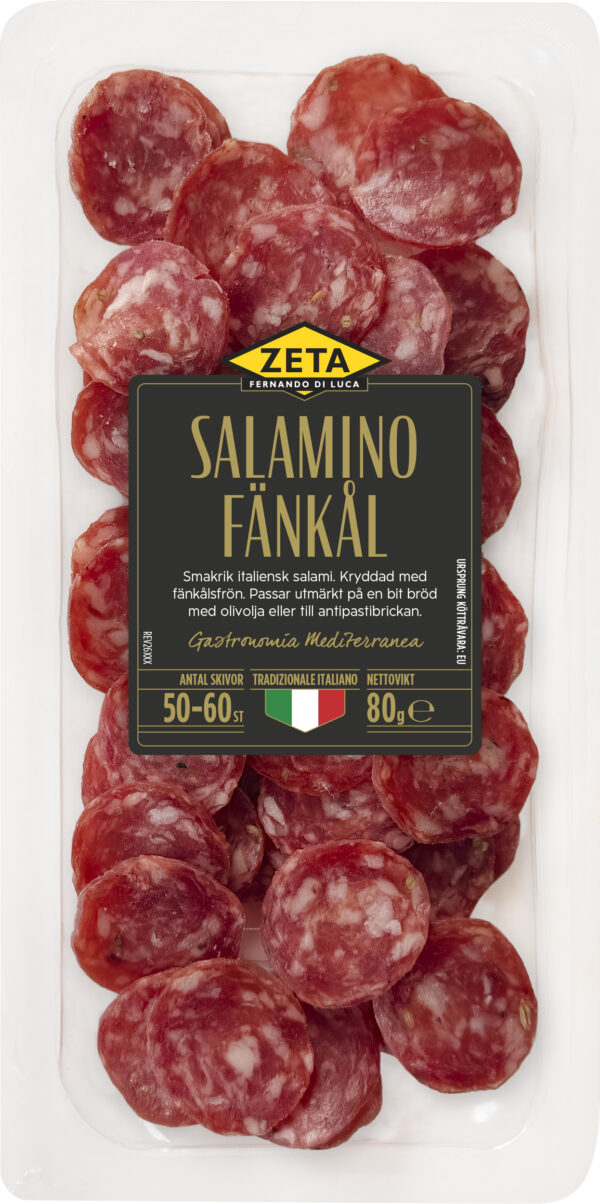 Salamino med fänkålsfrö