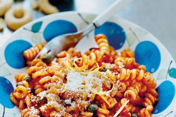 Pasta Fusilli på svärfars vis