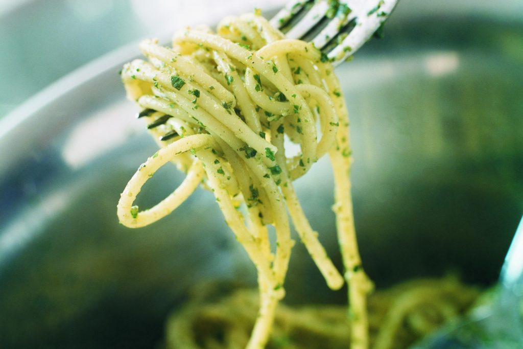 Recept från Zeta. Spaghetti_med_pesto_st