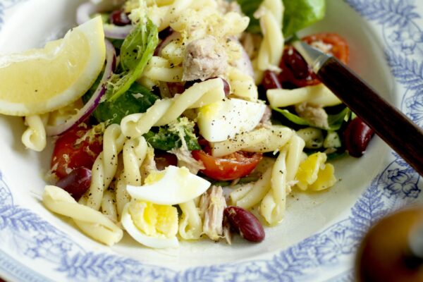 Pastasallad med tonfisk