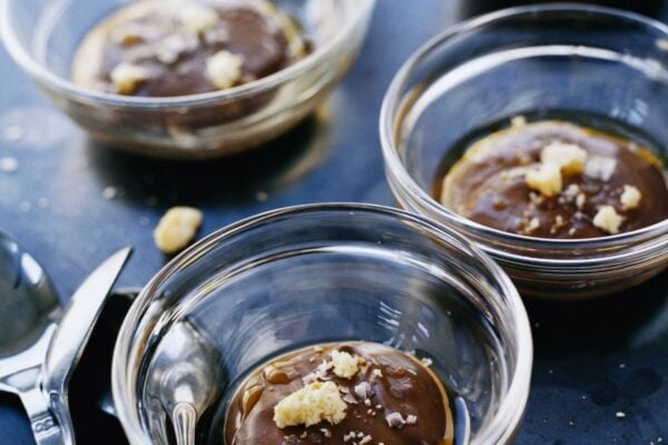 Chokladkräm med olivolja och havssalt