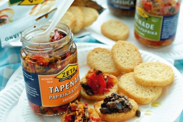 Crostini med tapenade eller crème