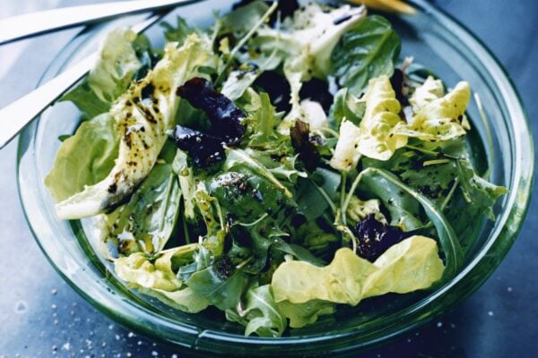 Grönsallad med apelsinbalsamico