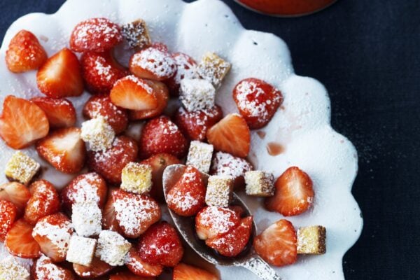 Rostad sockerkaka med mascarpone