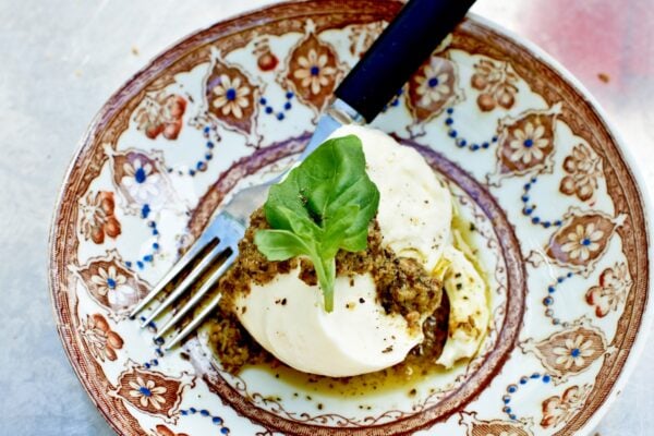 Mozzarella med pesto