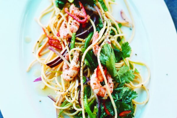 Asiatisk spaghettisallad