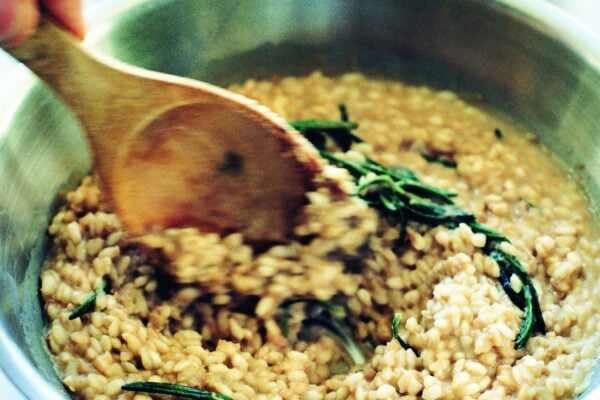 Risotto con Borlotti