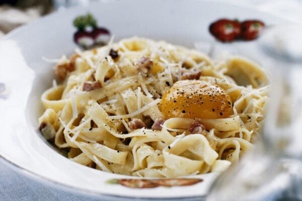 Pasta Pappardelle Carbonara