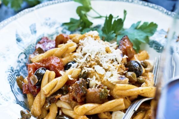 Pasta Strozzapreti alla caponata